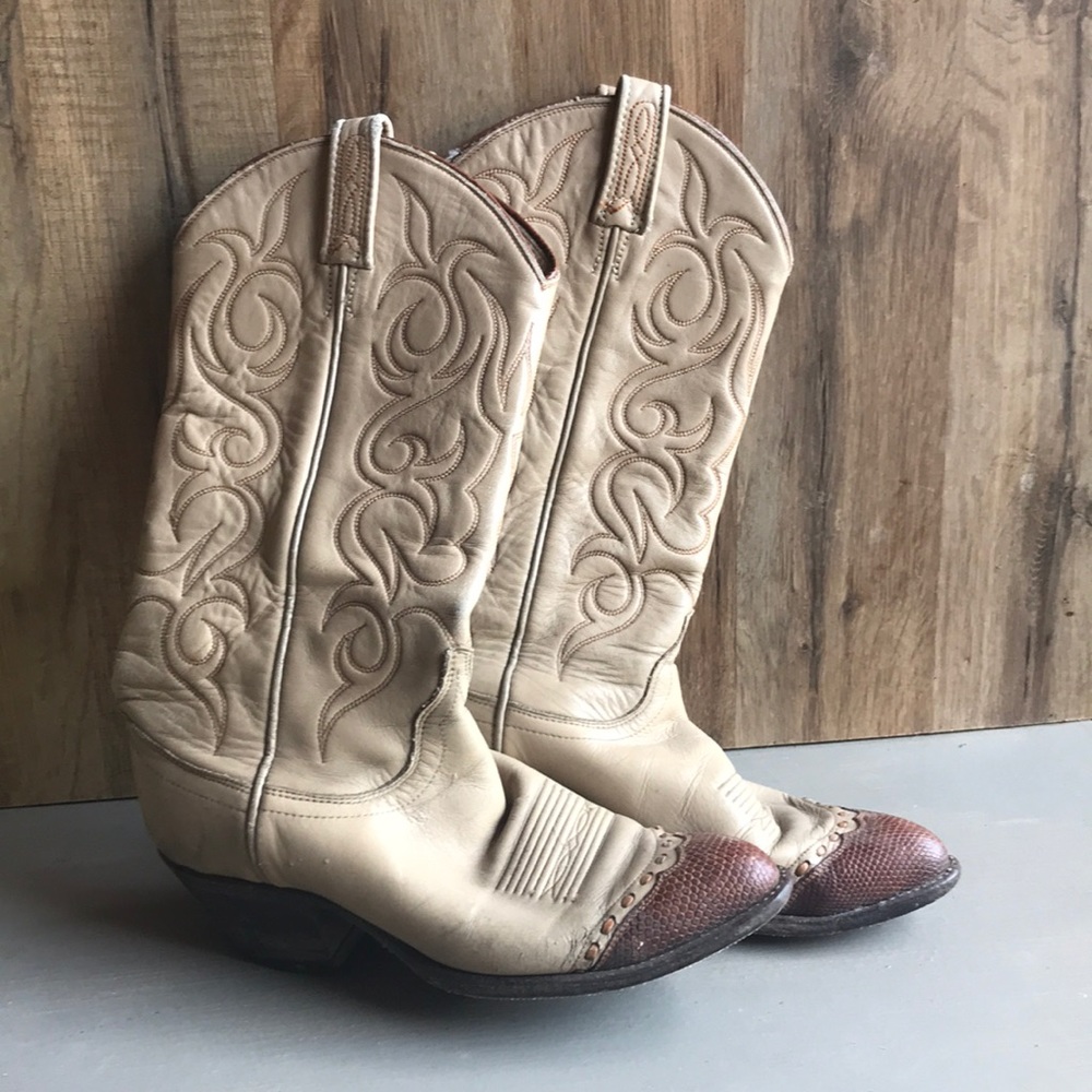 Vintage Dan Post Cowgirl Boots